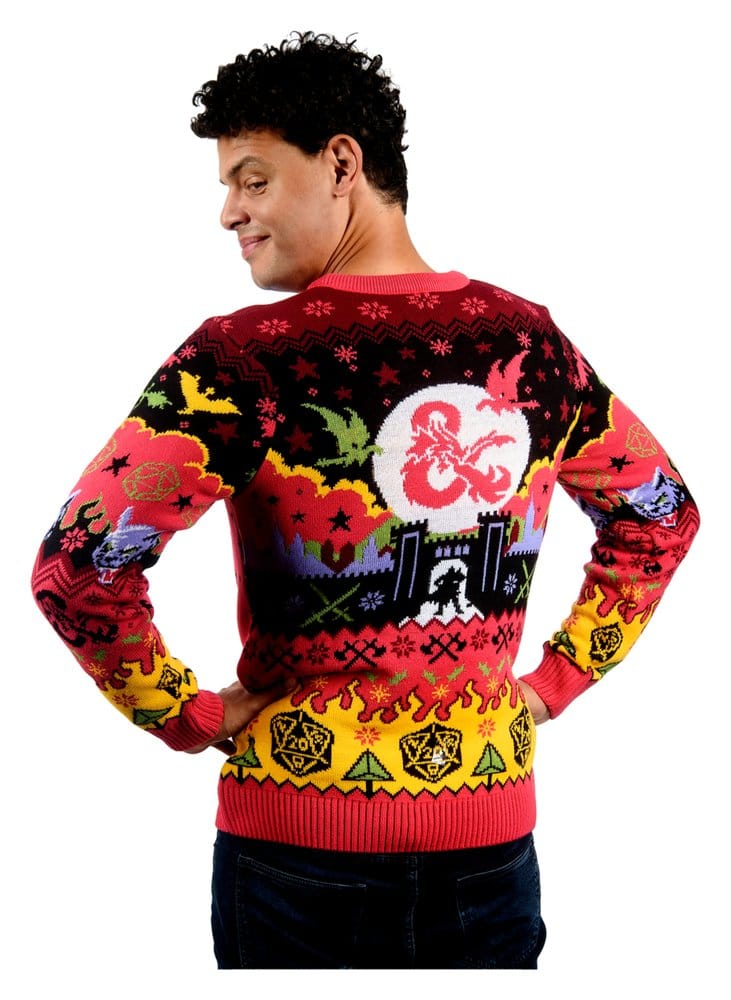 Dungeons & Dragons Sudadera navideña Talla S