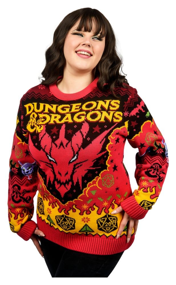 Dungeons & Dragons Sudadera navideña Talla XXXL
