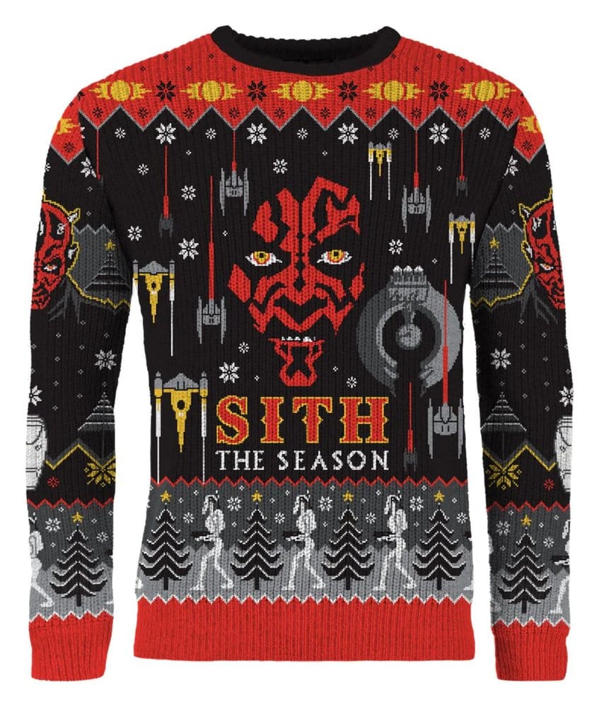 Star Wars Sudadera navideña Sith Talla L