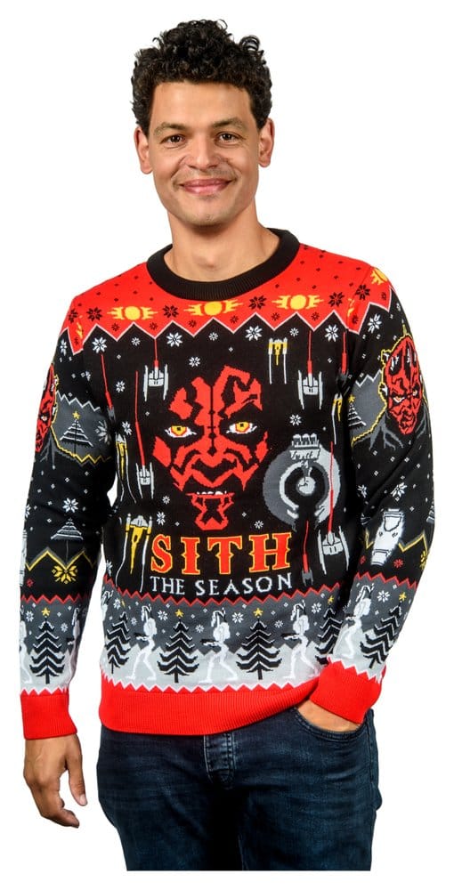 Star Wars Sudadera navideña Sith Talla L