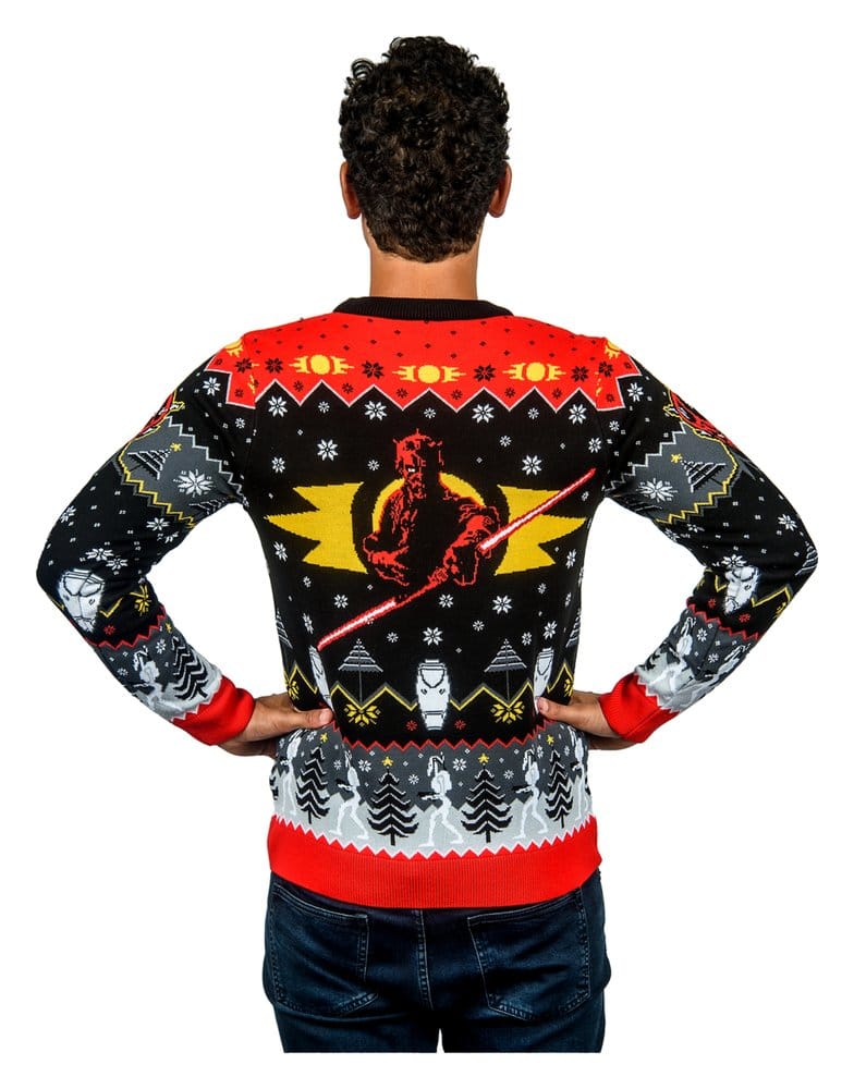 Star Wars Sudadera navideña Sith Talla L