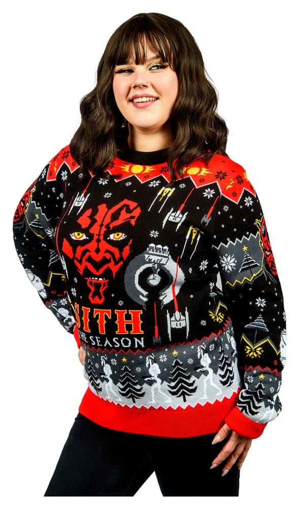Star Wars Sudadera navideña Sith Talla S