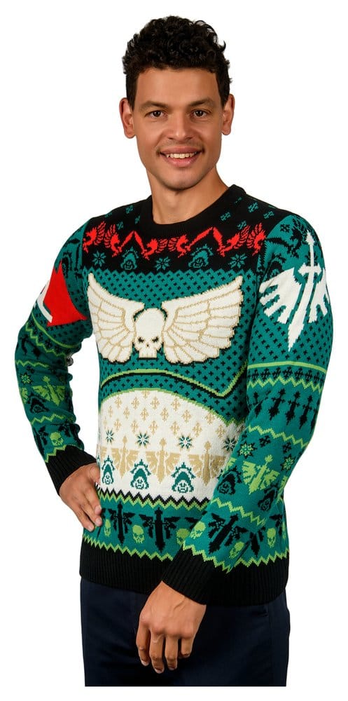 Warhammer 40,000 Sudadera navideña Dark Angels Talla XXXL