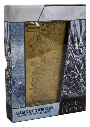 Juego de Tronos Lingote Mapa de Poniente