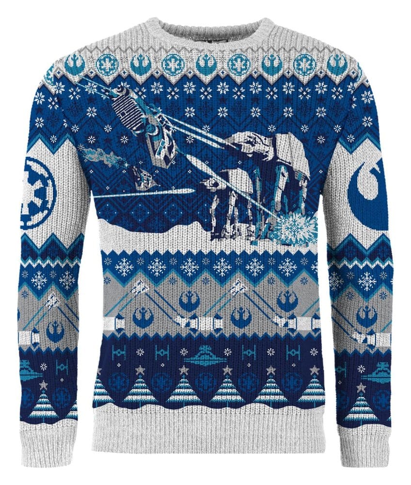 Star Wars Sudadera navideña AT-AT Assault Talla L