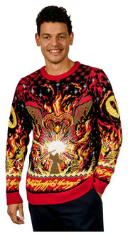 El Señor de los Anillos Sudadera navideña Balrog Talla XXL