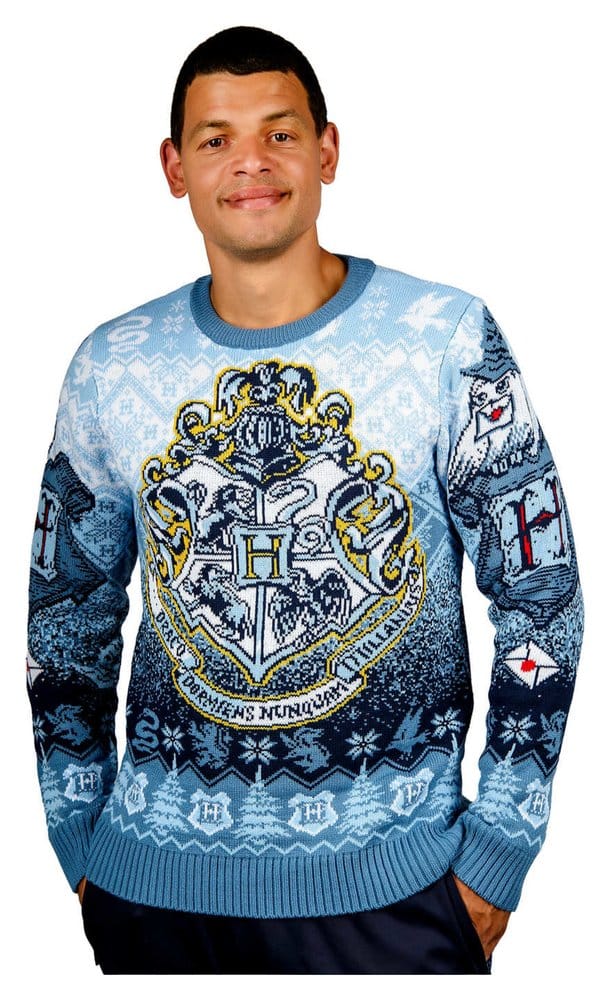 Harry Potter Sudadera navideña Hogwarts Talla XL Frikytopia