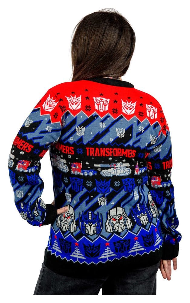 Transformers Sudadera navideña Talla XL