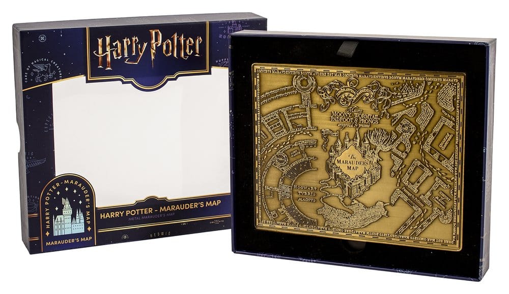 Harry Potter Réplica Marauder's Map Metal Map 15 cm