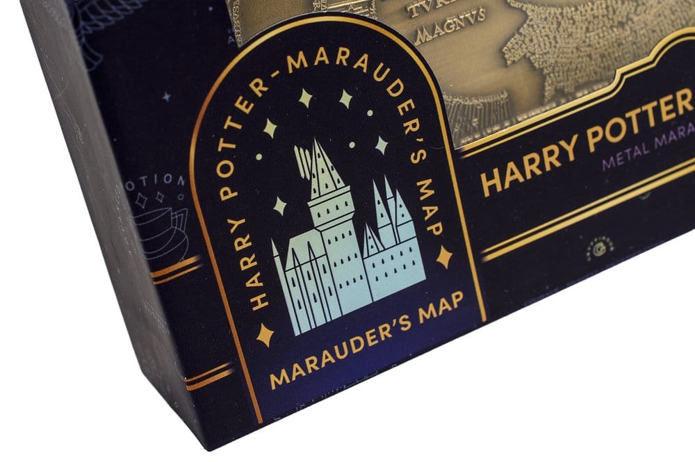 Harry Potter Réplica Marauder's Map Metal Map 15 cm