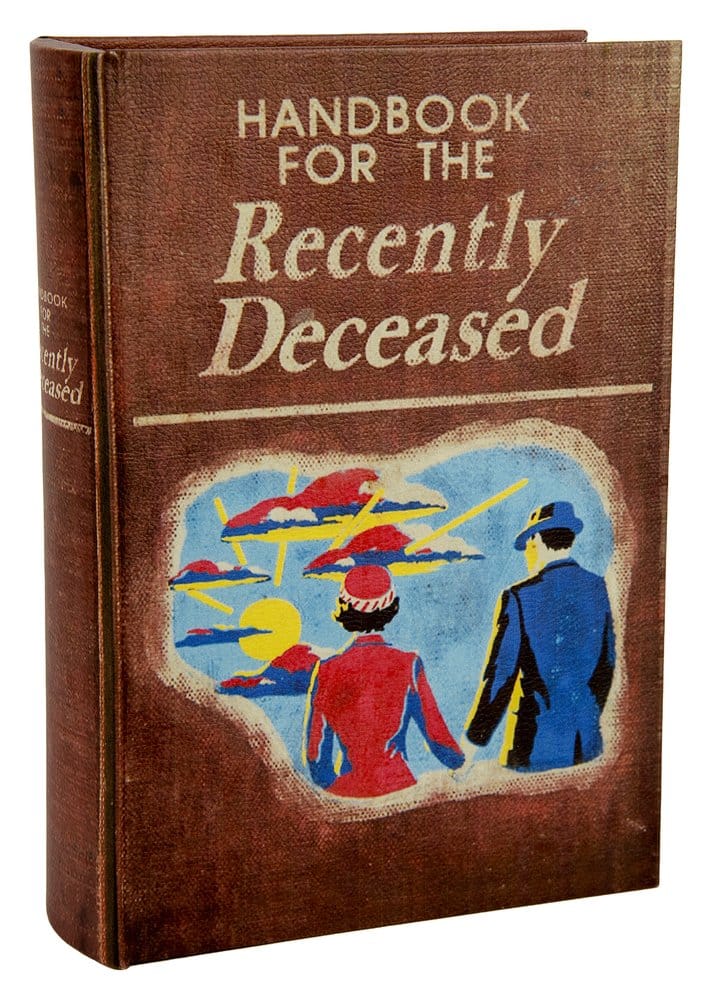 Beetlejuice Caja Réplica Handbook for the Recently Deceased Frikytopia