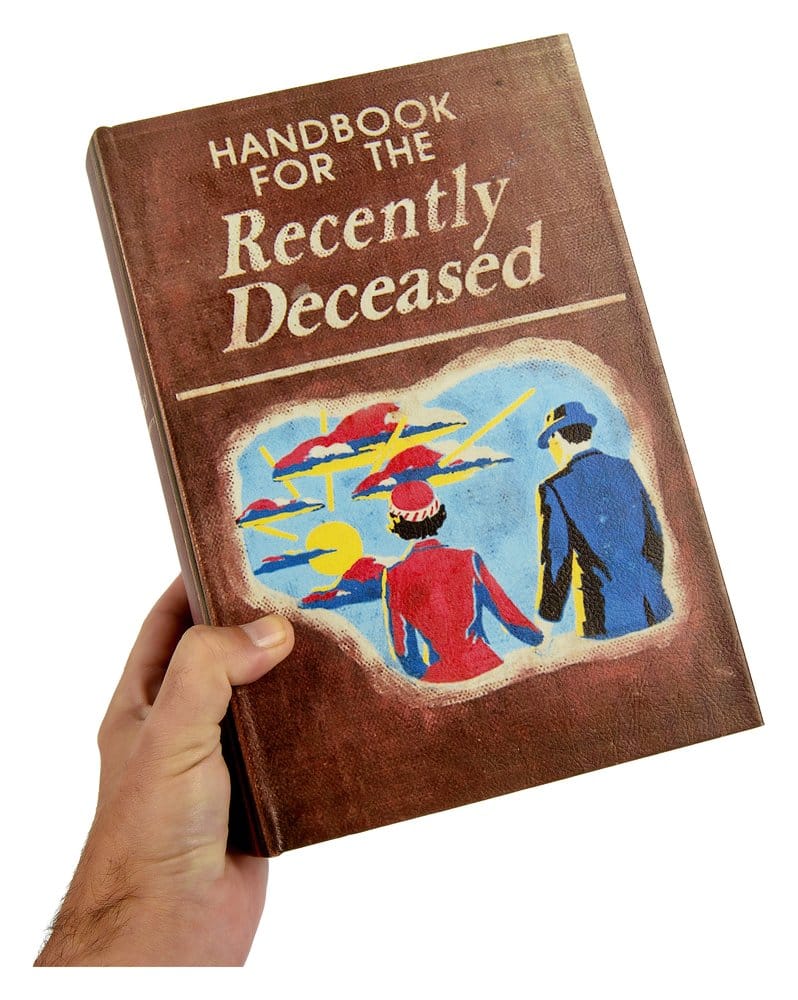 Beetlejuice Caja Réplica Handbook for the Recently Deceased