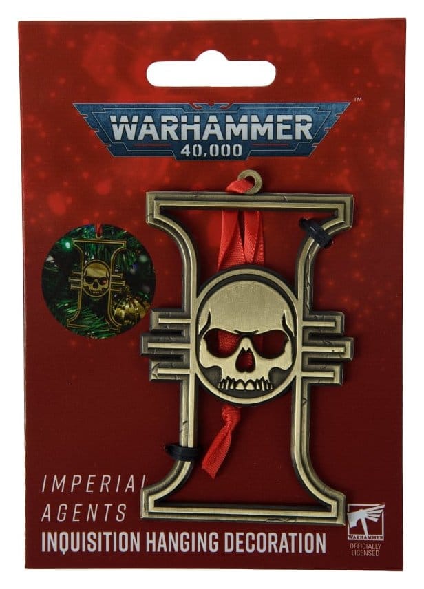 Warhammer 40,000 Decoración Colgante Imperial Agents Inquisition 17 cm