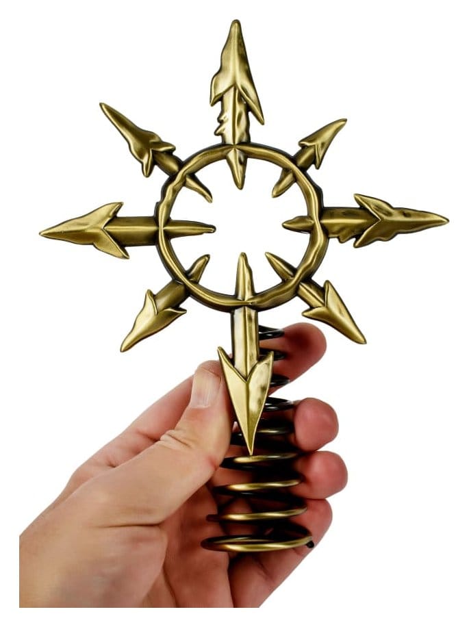 Warhammer 40,000 Remate de árbol Chaos Star 22 cm