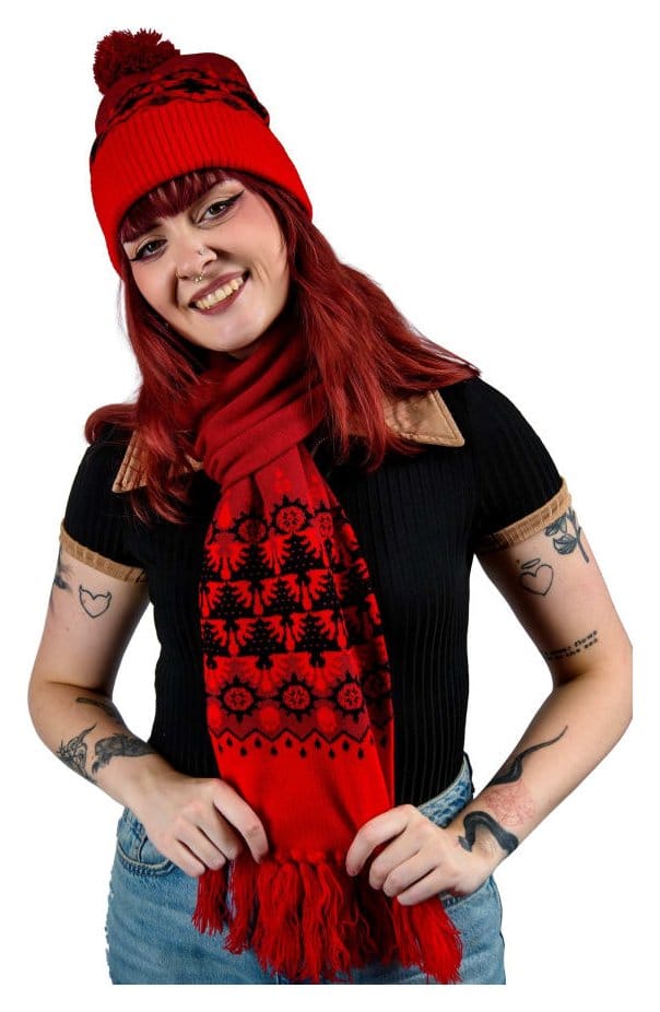 Warhammer 40,000 Set de Gorro y Bufanda de Punto Blood Angels 27 cm