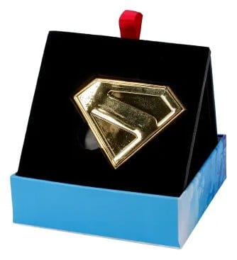 Superman Réplica de escudo dorado Imán