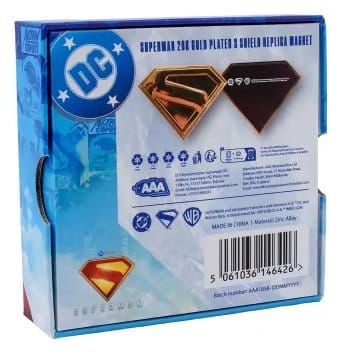 Superman Réplica de escudo dorado Imán