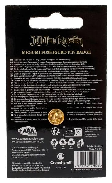 Jujutsu Kaisen Icon Insignia Megumi Fushiguro