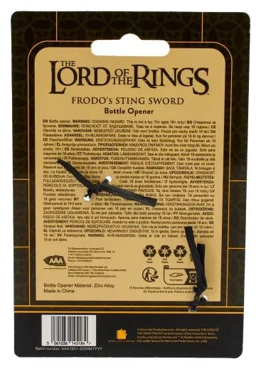 El Señor de los Anillos Abridor de botellas Espada Sting