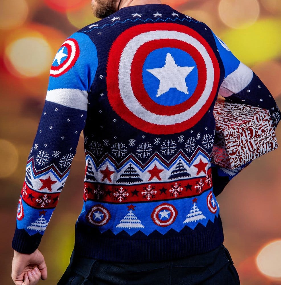 Captain America Sudadera navideña Talla S
