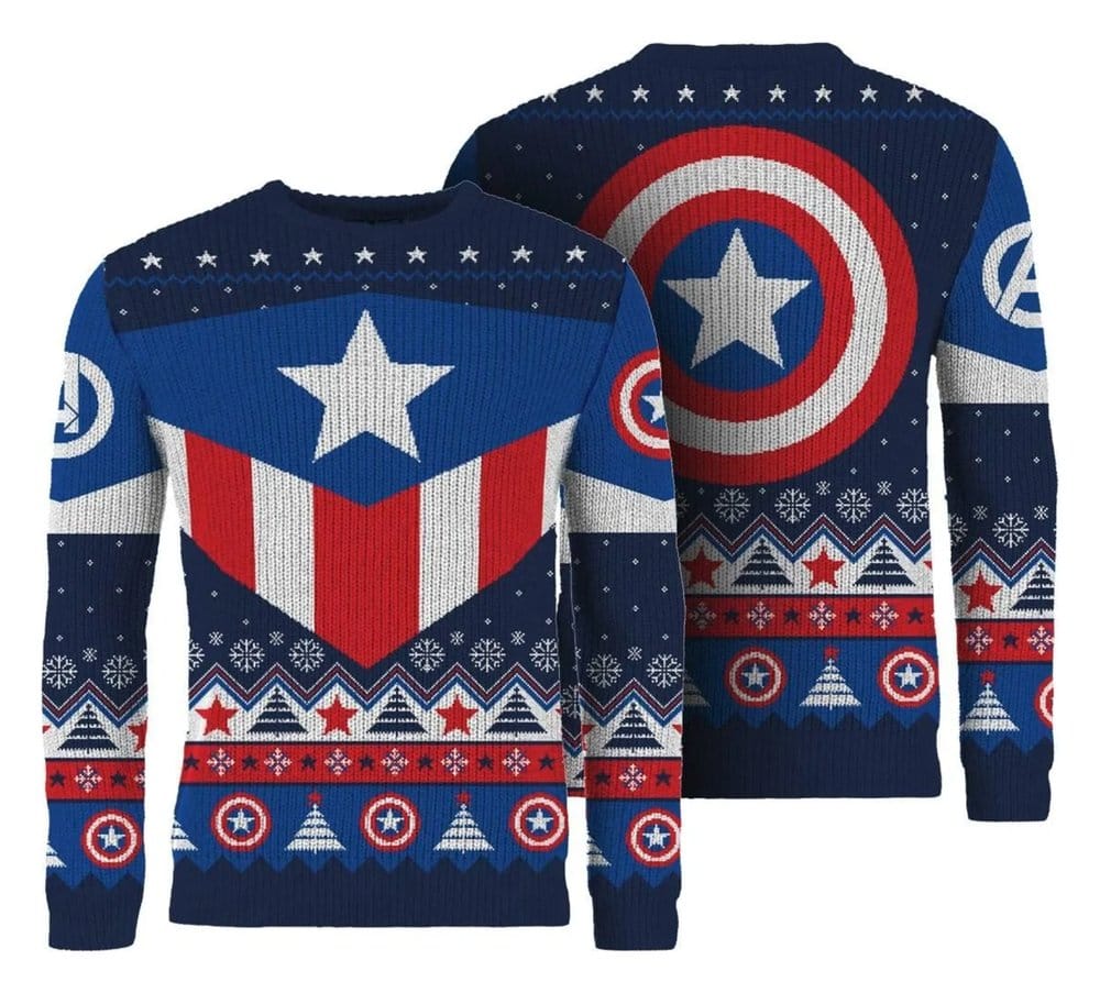 Captain America Sudadera navideña Talla XXXL