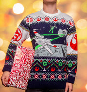 Star Wars Sudadera navideña X-Wing v TIE Fighter Talla XXL