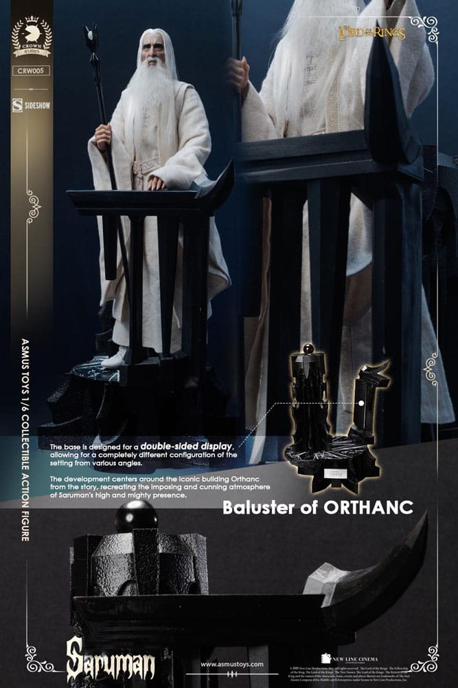 El Señor de los Anillos Figura 1/6 Saruman 31 cm