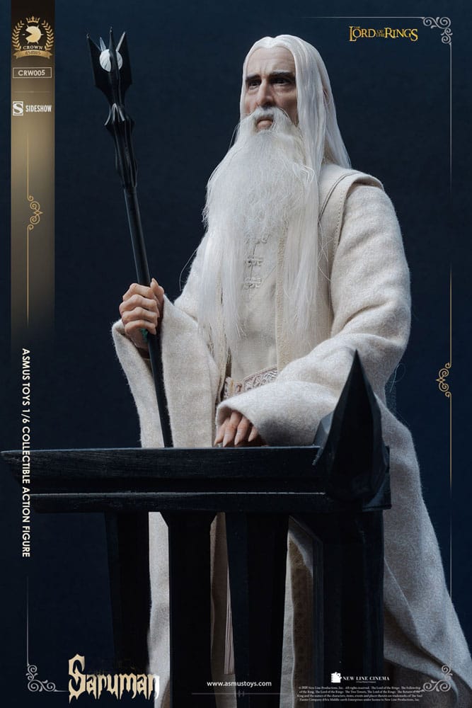 El Señor de los Anillos Figura 1/6 Saruman 31 cm