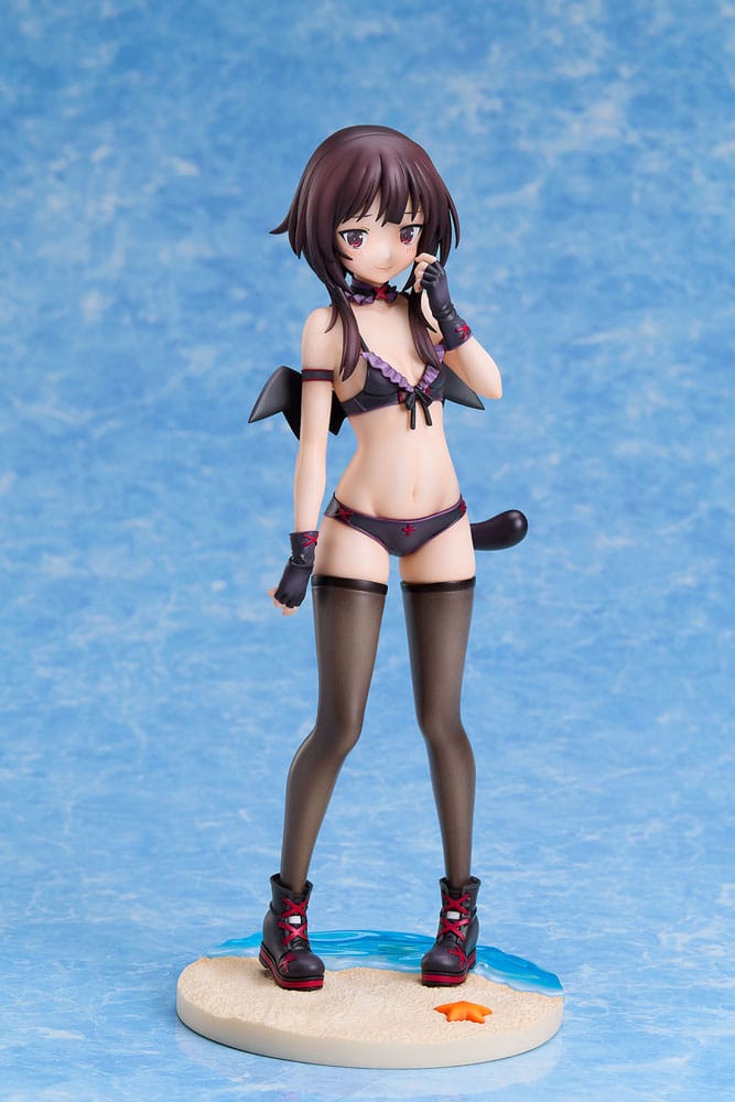 KonoSuba: An Explosion on This Wonderful World! Estatua 1/7 Megumin Chomusuke Swimsuit Ver. 22 cm