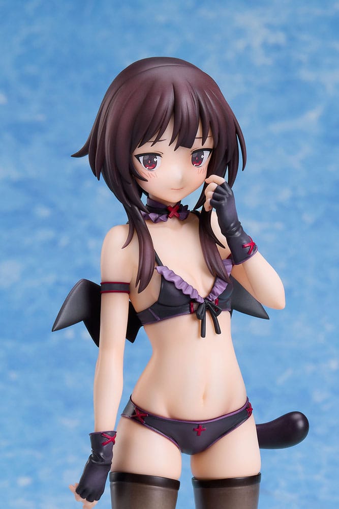 KonoSuba: An Explosion on This Wonderful World! Estatua 1/7 Megumin Chomusuke Swimsuit Ver. 22 cm