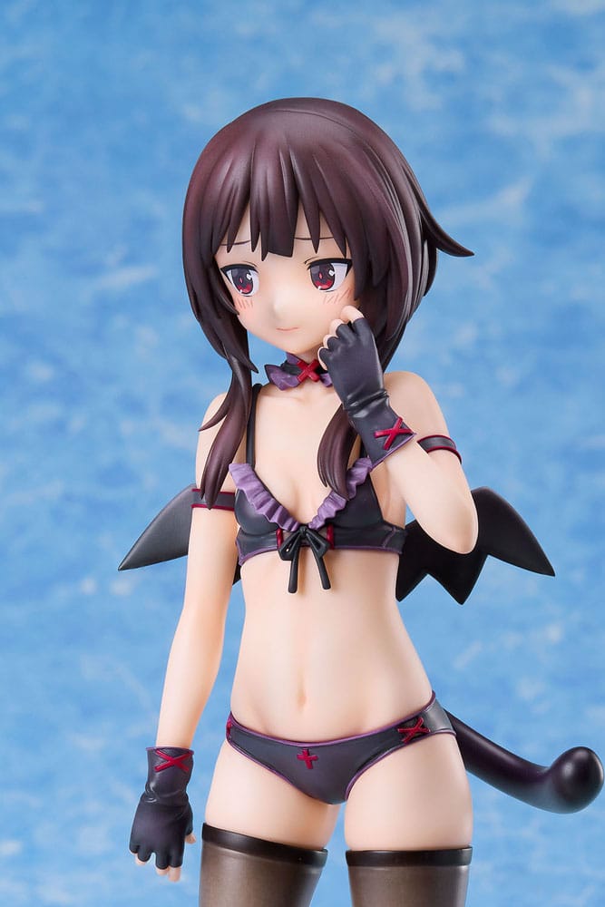 KonoSuba: An Explosion on This Wonderful World! Estatua 1/7 Megumin Chomusuke Swimsuit Ver. 22 cm