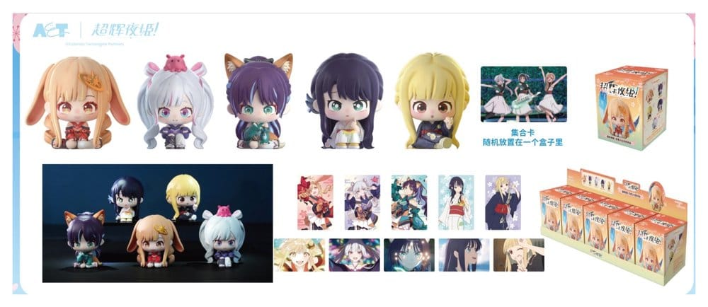 Cosmic Princess Kaguya figuras mini PVC Cajas Sorpresas 7 cm Expositor (5) Frikytopia
