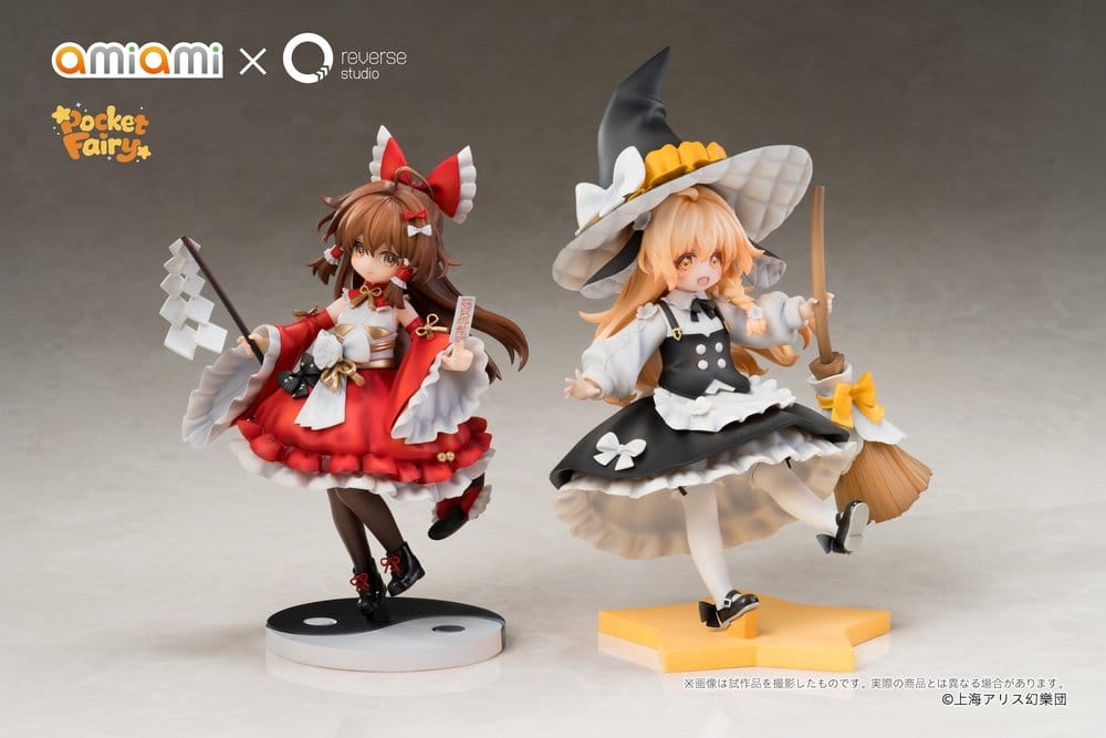 Touhou Project Pack de 2 Figuras PVC Reverse Palm Spirit Reimu Hakurei & Marisa Kirisame