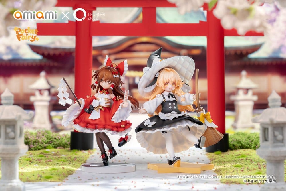 Touhou Project Pack de 2 Figuras PVC Reverse Palm Spirit Reimu Hakurei & Marisa Kirisame