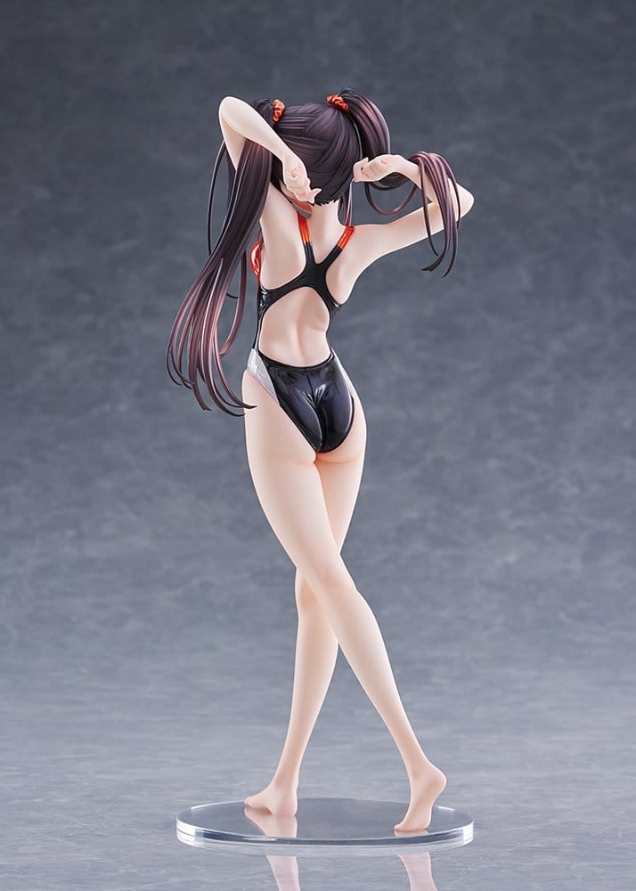 Date A Live Swimsuit Silhouette Figura PVC 1/7 Kurumi Tokisaki Swimwear Ver. 24 cm