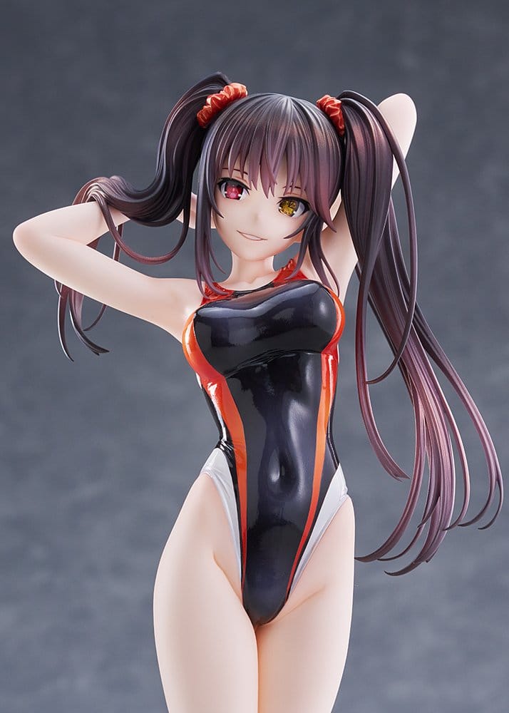 Date A Live Swimsuit Silhouette Figura PVC 1/7 Kurumi Tokisaki Swimwear Ver. 24 cm