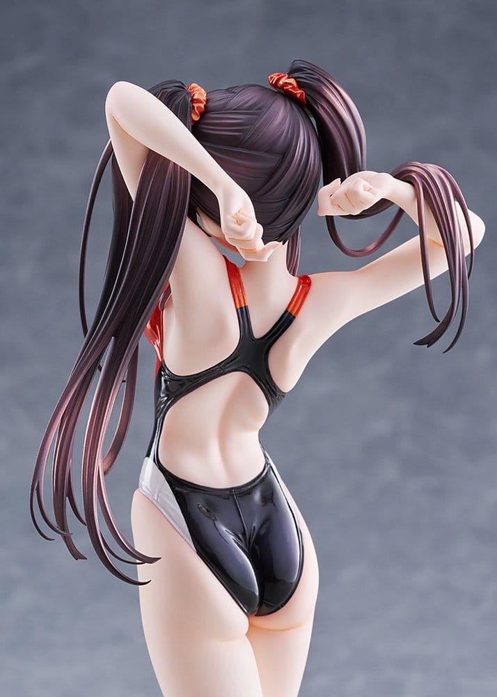 Date A Live Swimsuit Silhouette Figura PVC 1/7 Kurumi Tokisaki Swimwear Ver. 24 cm