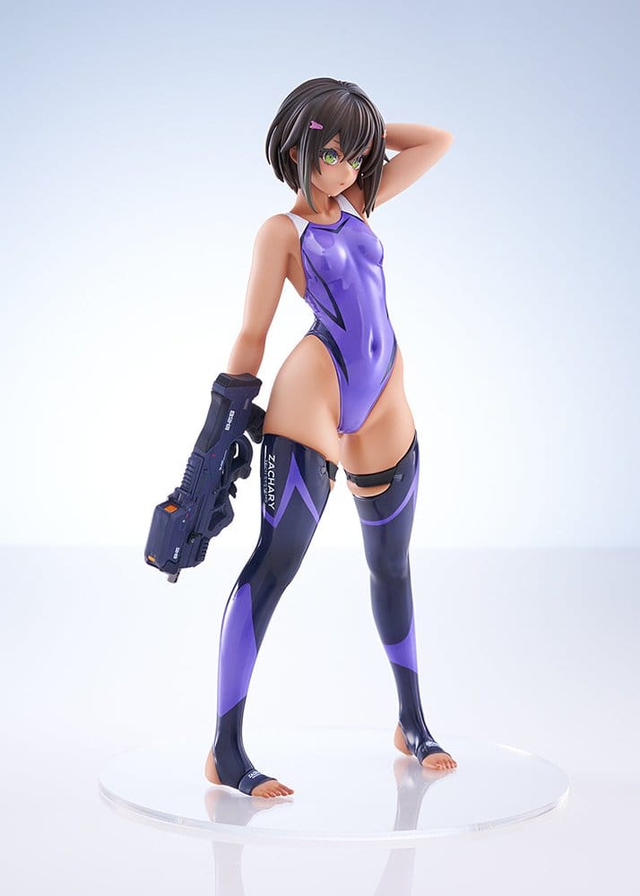 Arms Note Figura PVC 1/7 Buchou-chan of the Swimming Club Purple Swimsuit Ver. 22 cm