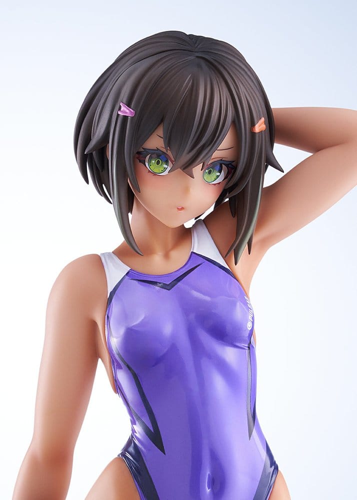 Arms Note Figura PVC 1/7 Buchou-chan of the Swimming Club Purple Swimsuit Ver. 22 cm