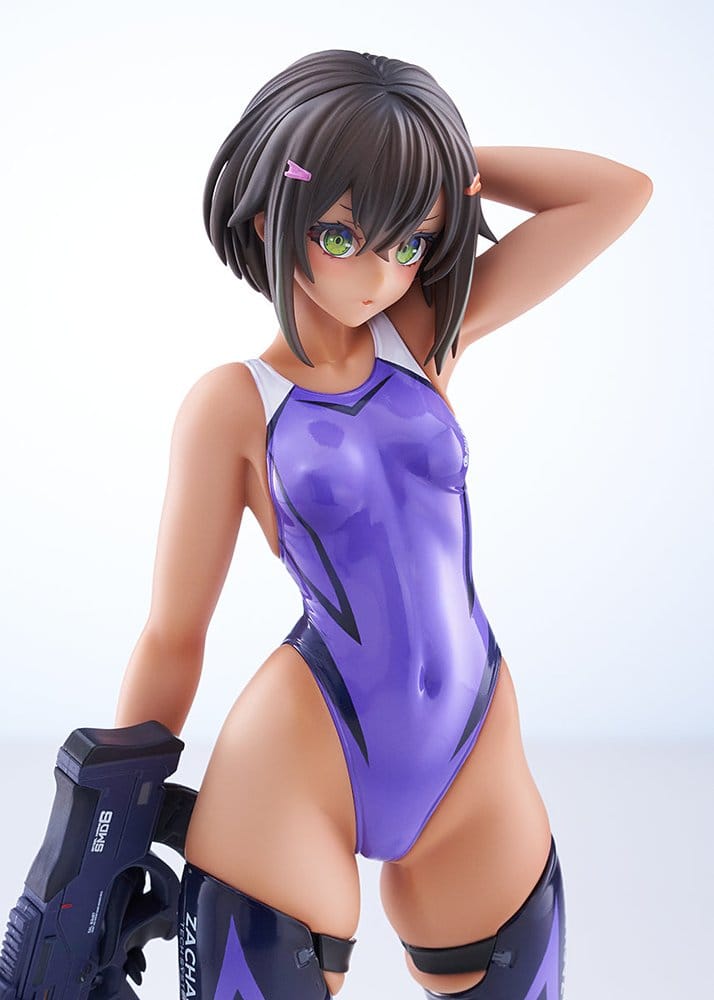 Arms Note Figura PVC 1/7 Buchou-chan of the Swimming Club Purple Swimsuit Ver. 22 cm