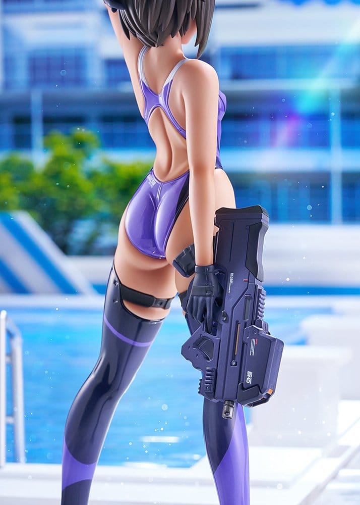 Arms Note Figura PVC 1/7 Buchou-chan of the Swimming Club Purple Swimsuit Ver. 22 cm