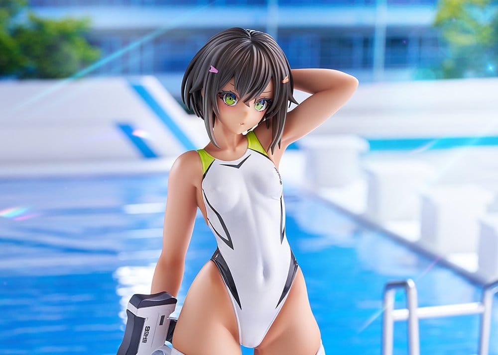 Arms Note Figura PVC 1/7 Buchou-chan of the Swimming Club White Swimsuit Ver. 22 cm