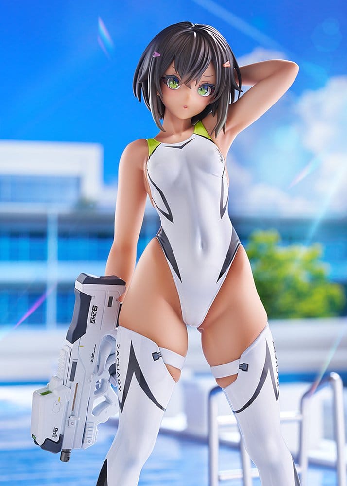 Arms Note Figura PVC 1/7 Buchou-chan of the Swimming Club White Swimsuit Ver. 22 cm