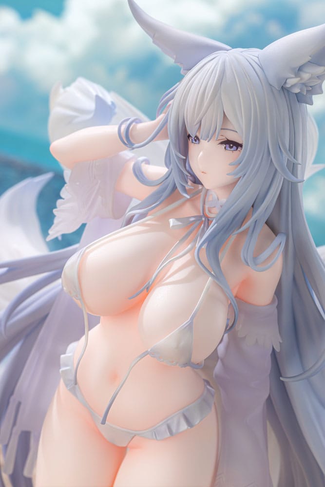 Azur Lane Estatua PVC amiami x AniGame 1/6 Shinano Dreamy White Sands Ver. 30 cm