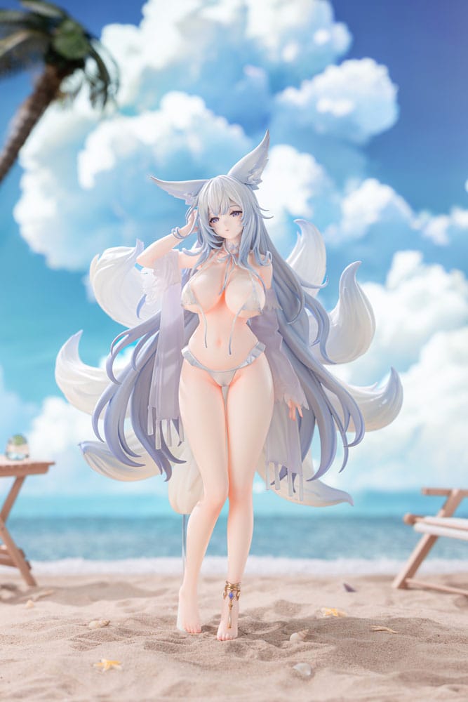 Azur Lane Estatua PVC amiami x AniGame 1/6 Shinano Dreamy White Sands Ver. 30 cm