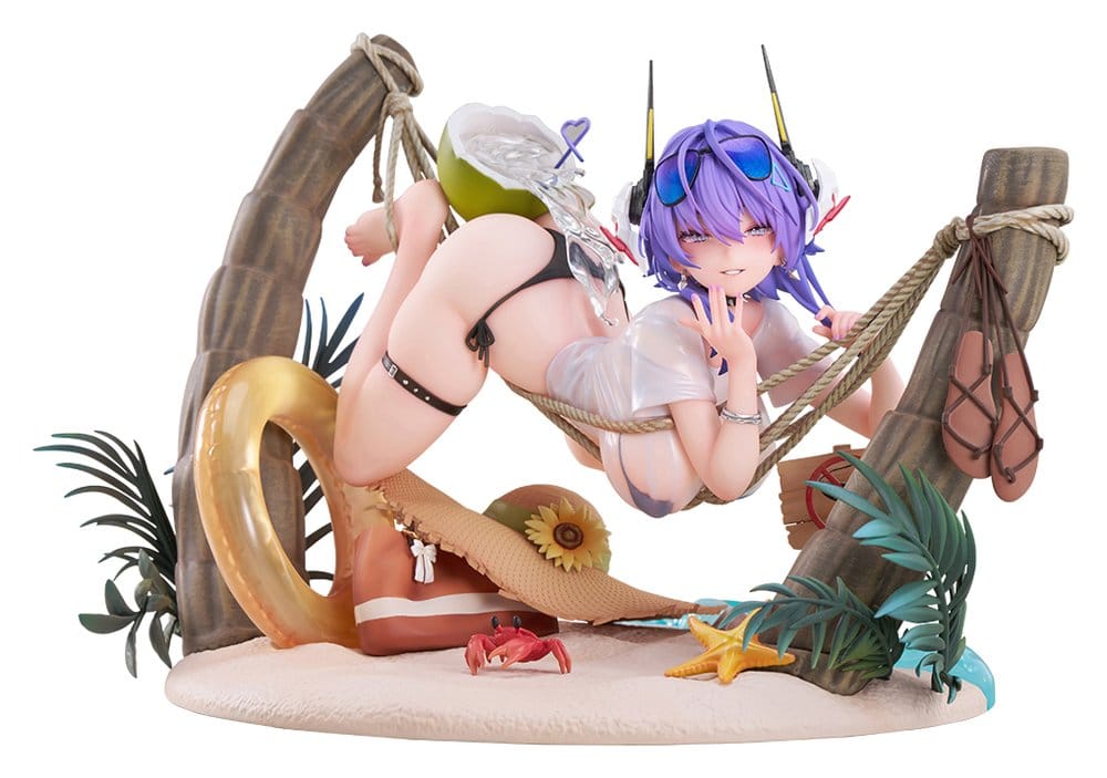 Original Character Figura PVC 1/6 Bright Summer Barbera·Red illustration by DaiblosCore 14 cm Frikytopia