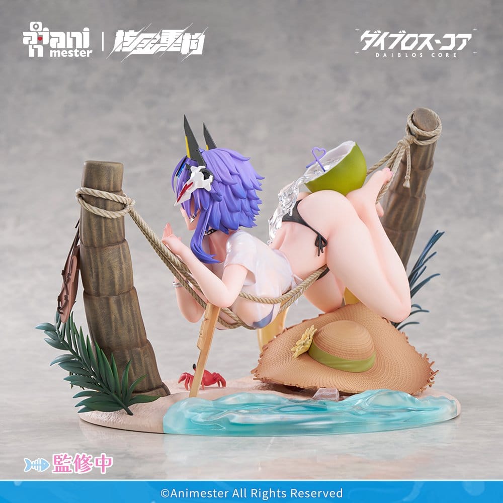 Original Character Figura PVC 1/6 Bright Summer Barbera·Red illustration by DaiblosCore 14 cm