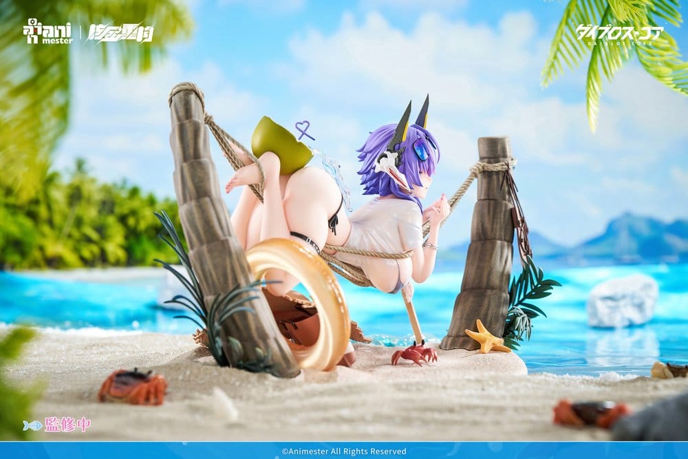 Original Character Figura PVC 1/6 Bright Summer Barbera·Red illustration by DaiblosCore 14 cm