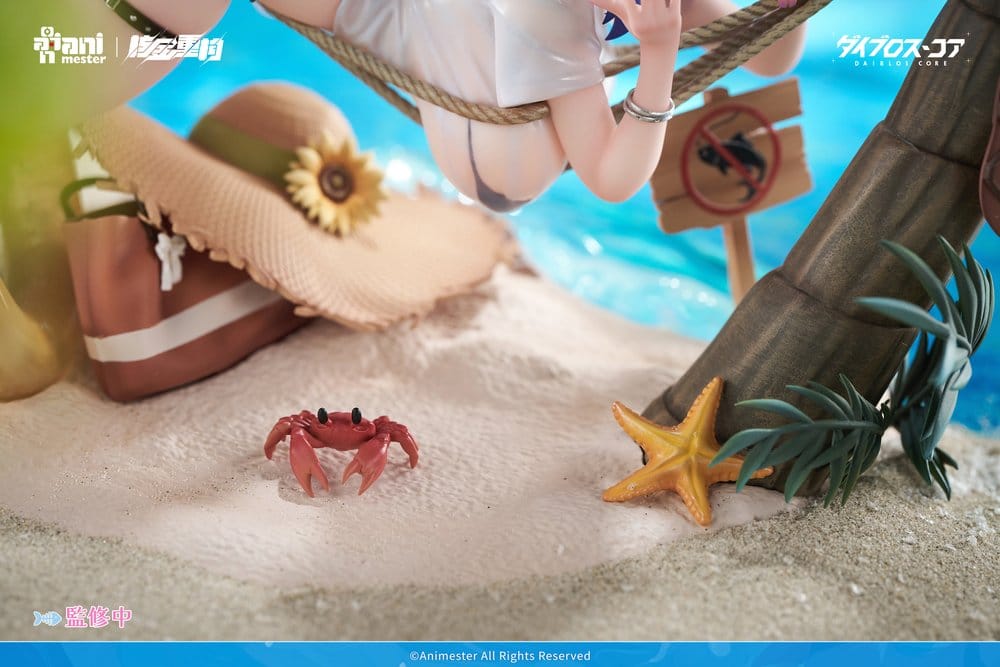 Original Character Figura PVC 1/6 Bright Summer Barbera·Red illustration by DaiblosCore 14 cm