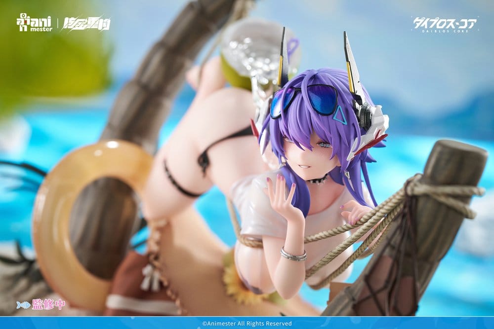 Original Character Figura PVC 1/6 Bright Summer Barbera·Red illustration by DaiblosCore 14 cm